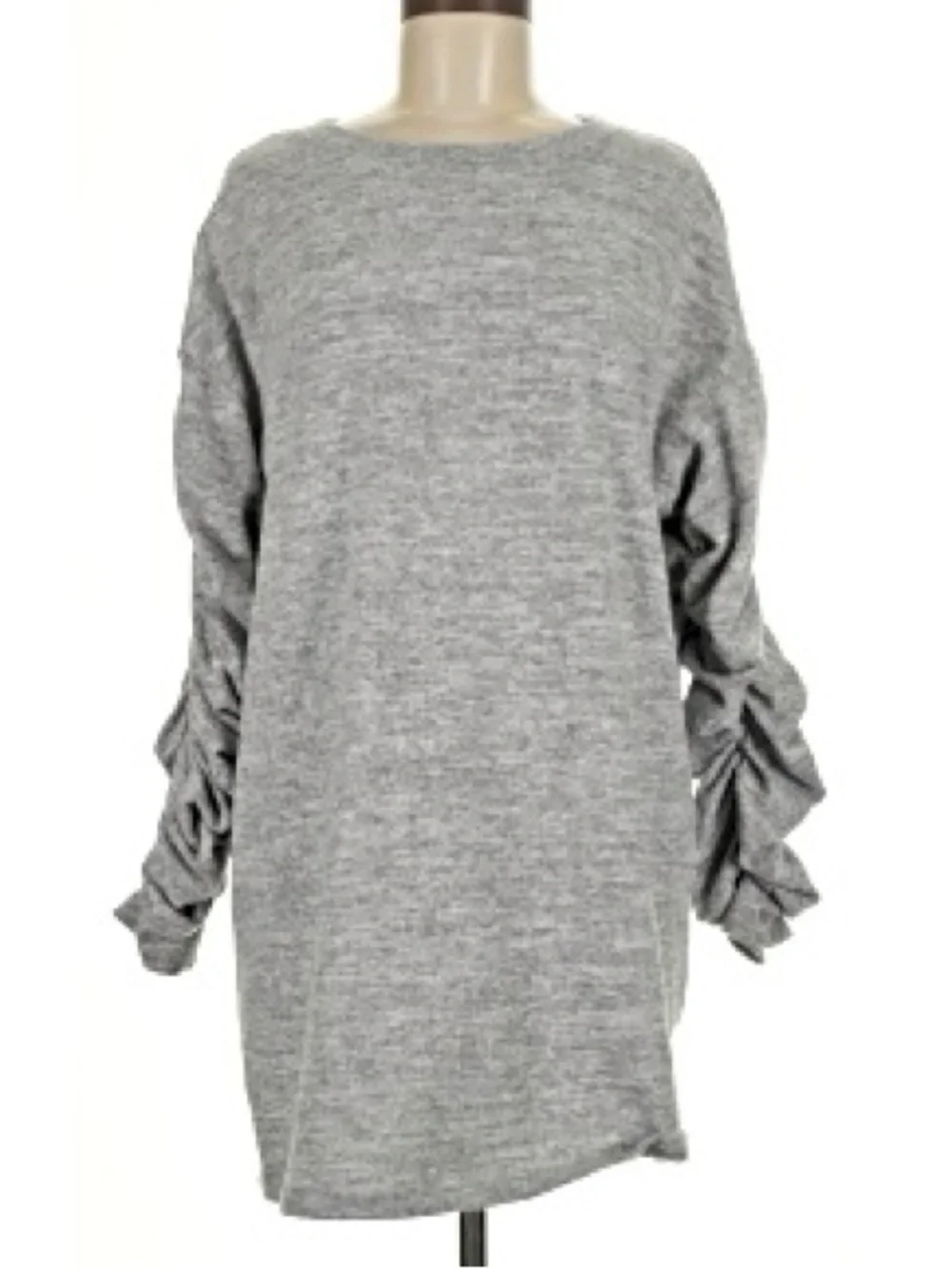 zara knit jumper dress Zara - Knit Mini Dress - Brown / Taupe - S